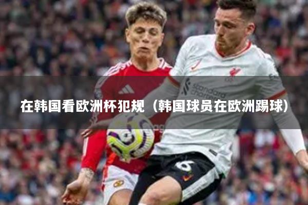 在韩国看欧洲杯犯规(韩国球员在欧洲踢球)