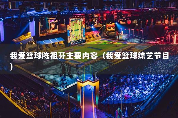 我爱篮球陈祖芬主要内容（我爱篮球综艺节目）